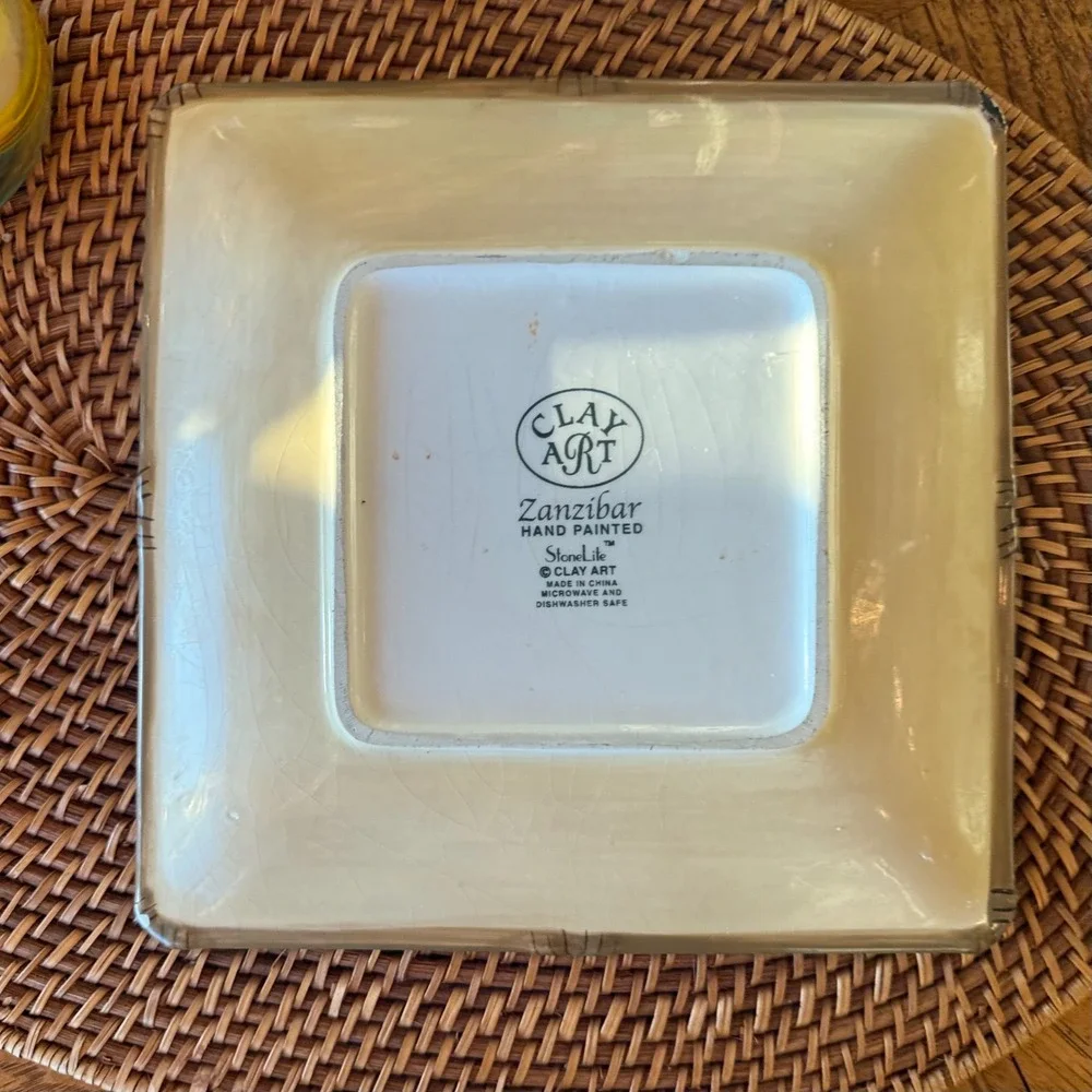 clay art toned square no